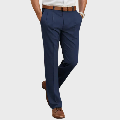 Pantalon homme classique coupe élégante