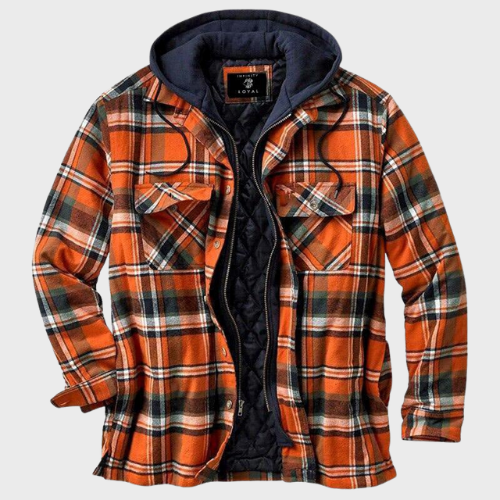 Veste bûcheron homme à capuche