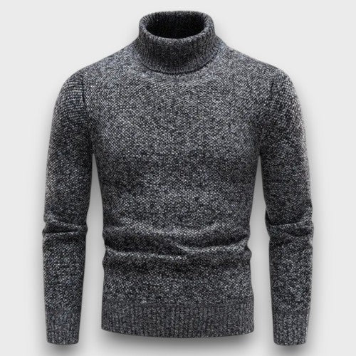 Pull à col roulé en tricot (homme)