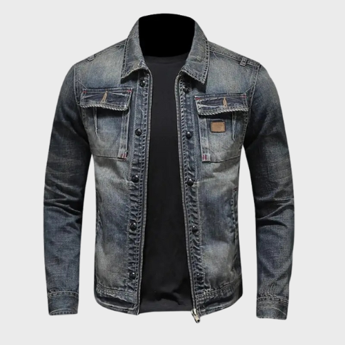 Veste en jean homme style vintage