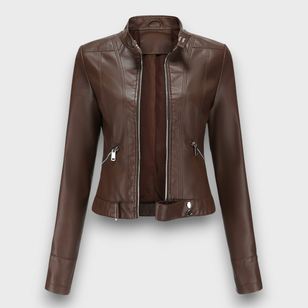 Veste femme style motard
