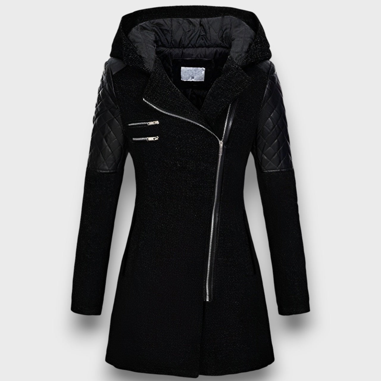 Manteau femme contraste chic