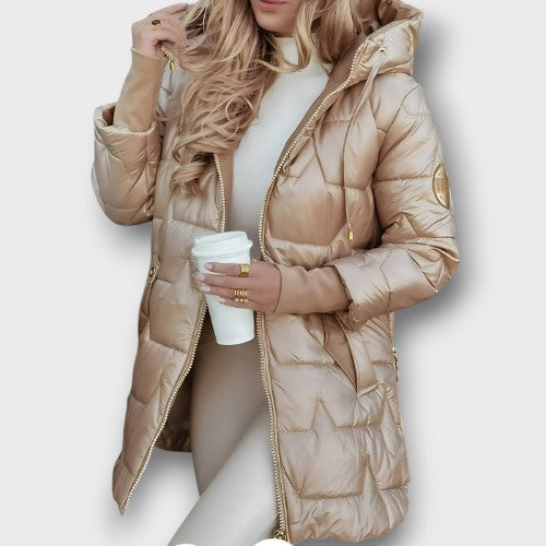 Manteau d’hiver femme à capuche