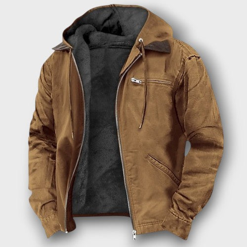 Veste décontractée doublée avec capuche (homme)