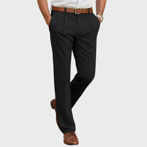 Pantalon homme classique coupe élégante