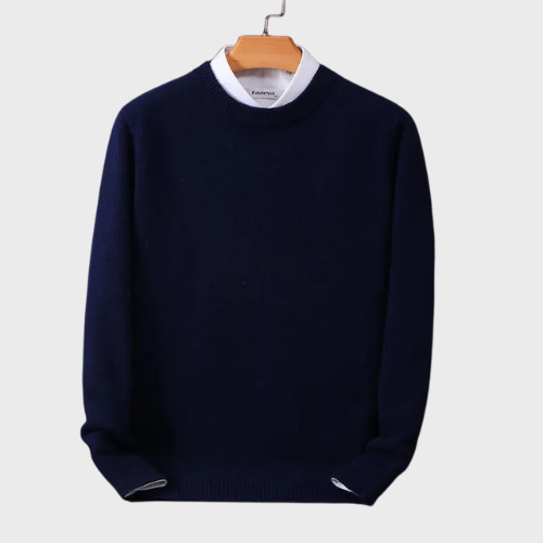 Pull col rond homme