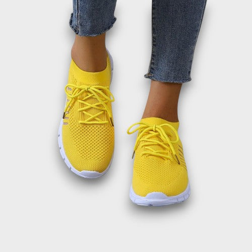 Baskets tricot légères confort marche (femme)