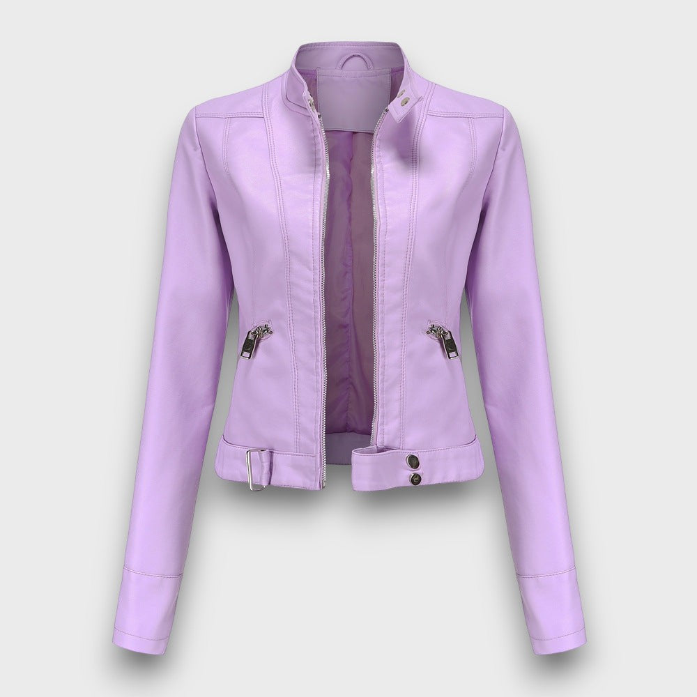 Veste femme style motard