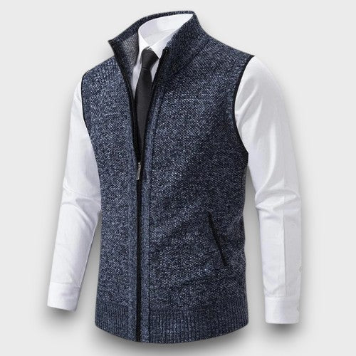 Gilet zippé en tricot (homme)