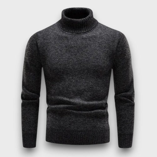 Pull à col roulé en tricot (homme)