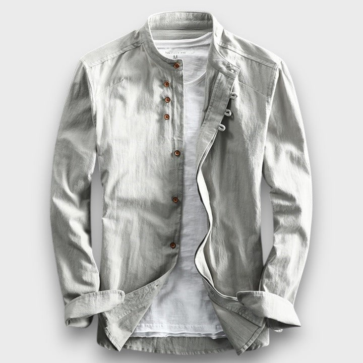 Chemise homme col mao