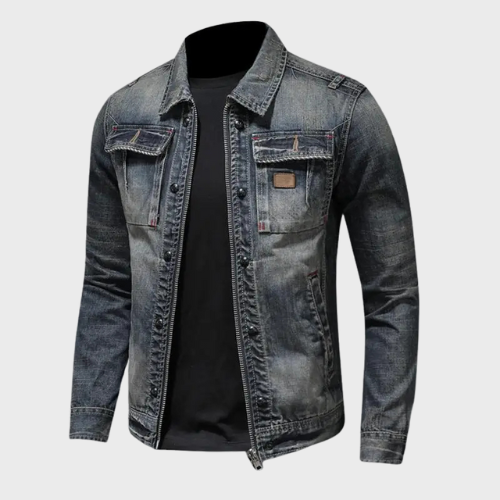 Veste en jean homme style vintage