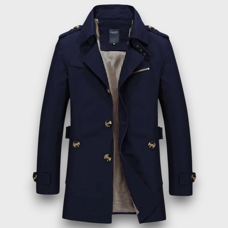 Trench-coat classique pour homme