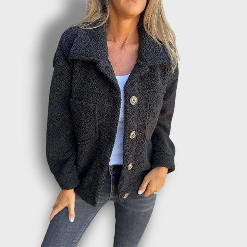 Veste en polaire teddy mi-saison (femme)