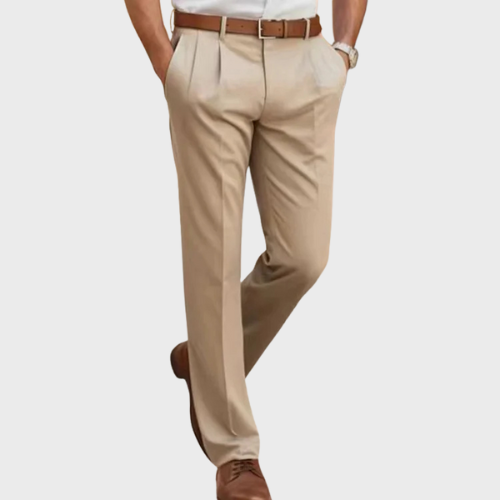 Pantalon homme classique coupe élégante