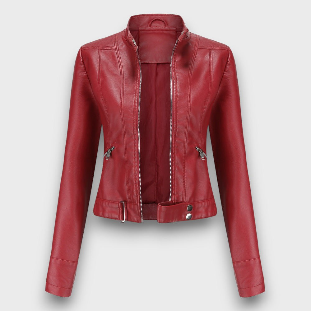 Veste femme style motard