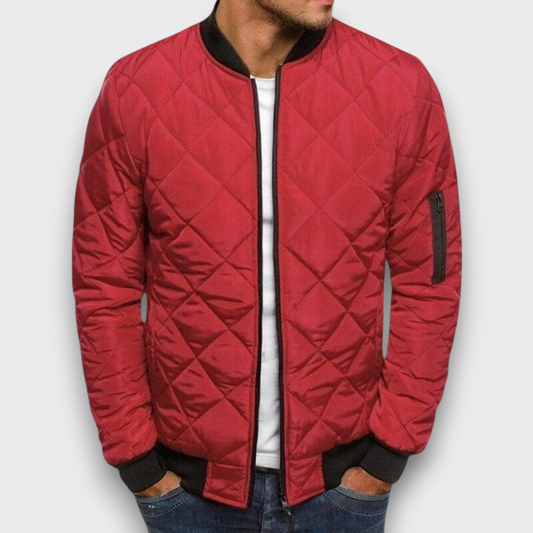Blouson bomber matelassé homme