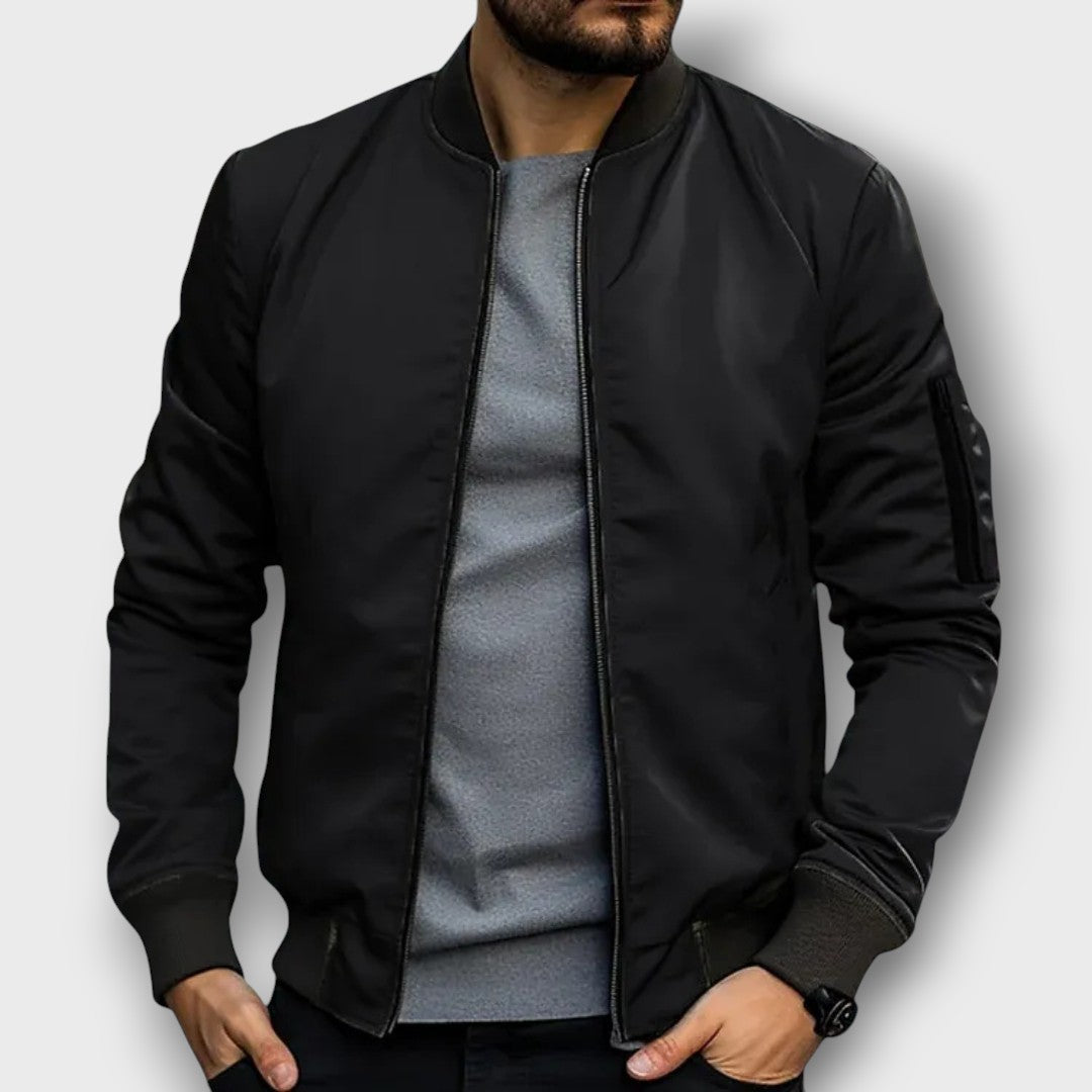 Blouson bomber homme au design minimaliste