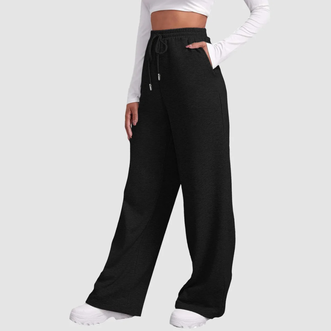 Pantalon de survêtement ample à cordon de serrage (femme)