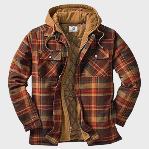 Veste bûcheron homme à capuche