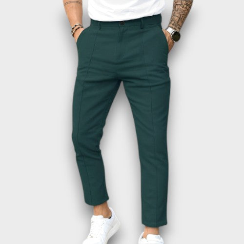 Chino élégant pour homme avec pli marqué (homme)