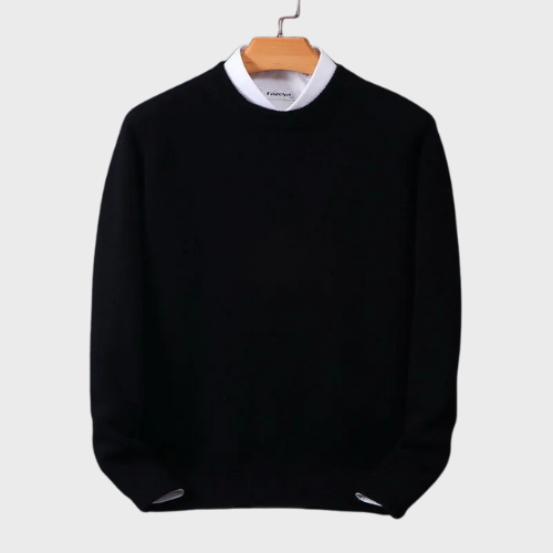 Pull col rond homme