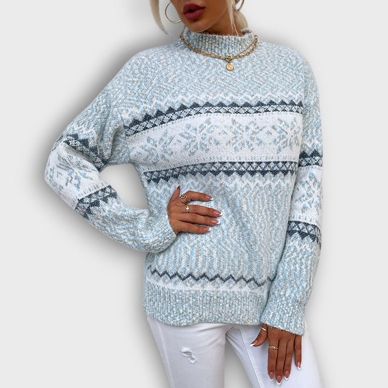 Pull femme design motif nordique