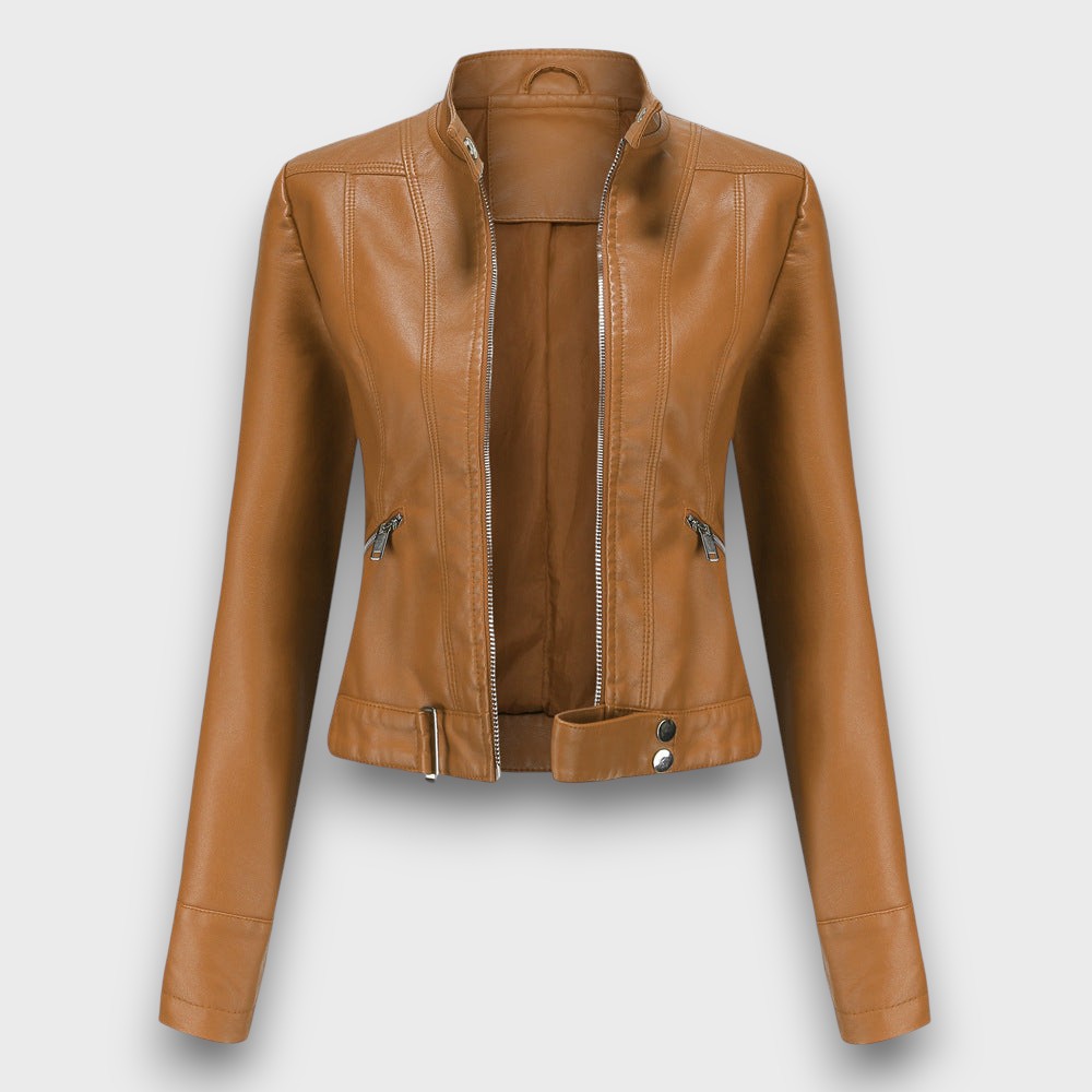 Veste femme style motard
