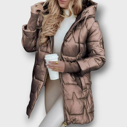 Manteau d’hiver femme à capuche