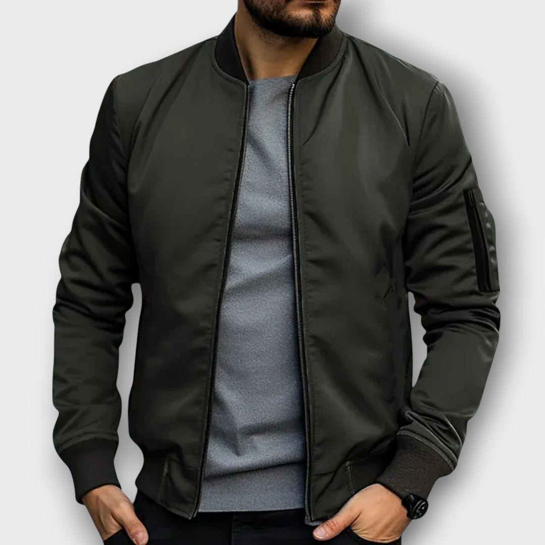Blouson bomber homme au design minimaliste