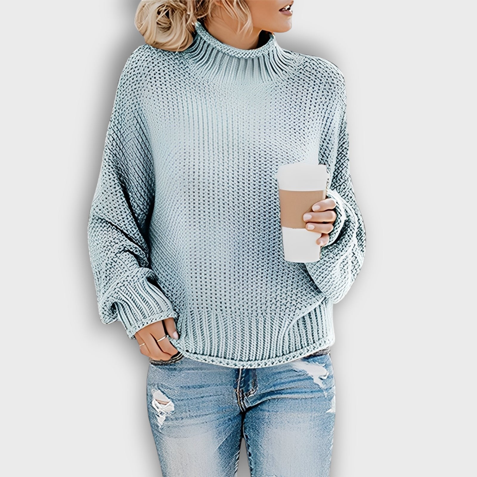 Pull femme coupe décontractée
