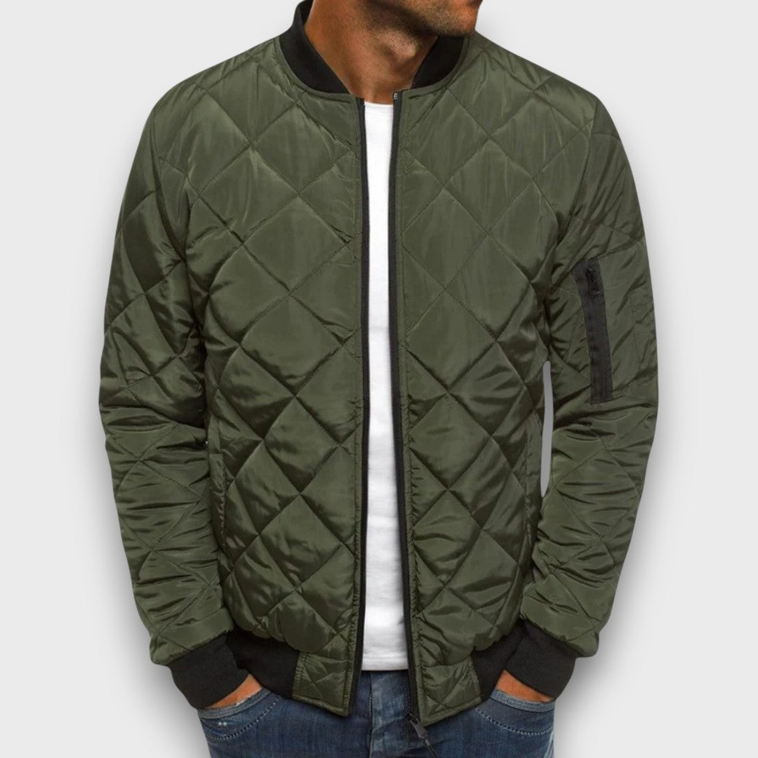 Blouson bomber matelassé homme