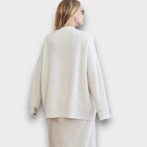 Cardigan en maille coupe ample (femme)