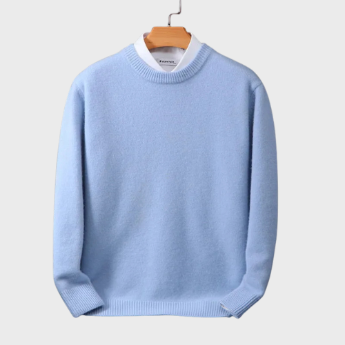 Pull col rond homme