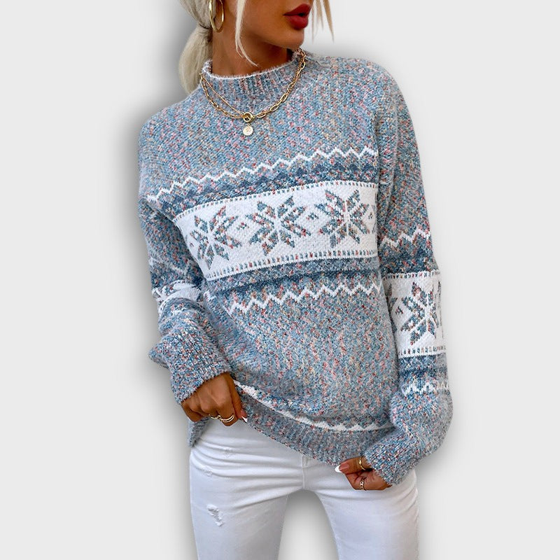 Pull femme design motif nordique