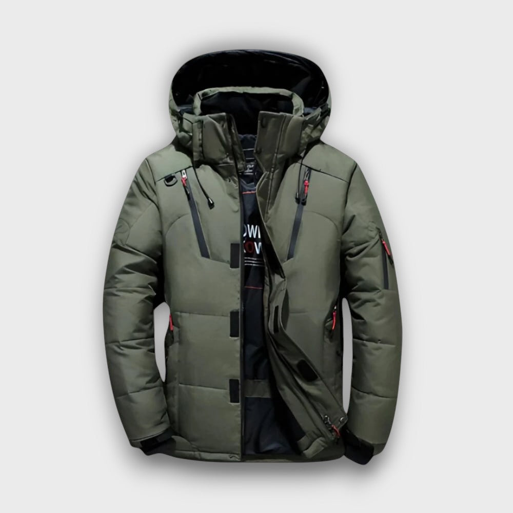 Veste d’hiver imperméable à capuche (homme)