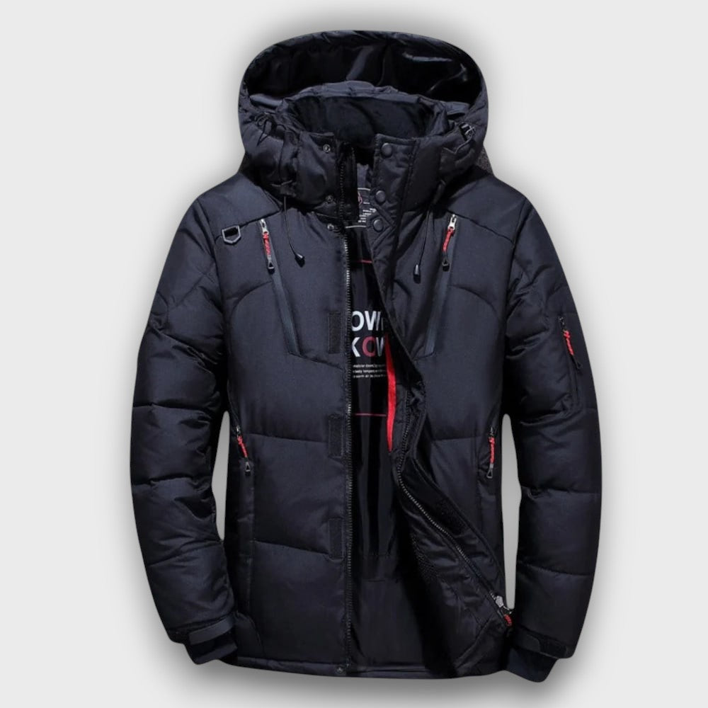 Veste d’hiver imperméable à capuche (homme)