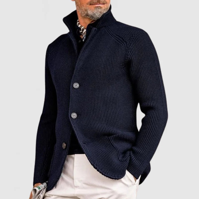 Gilet homme en maille avec boutons