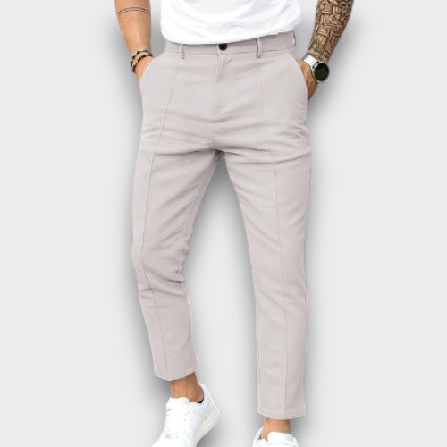 Chino élégant pour homme avec pli marqué (homme)