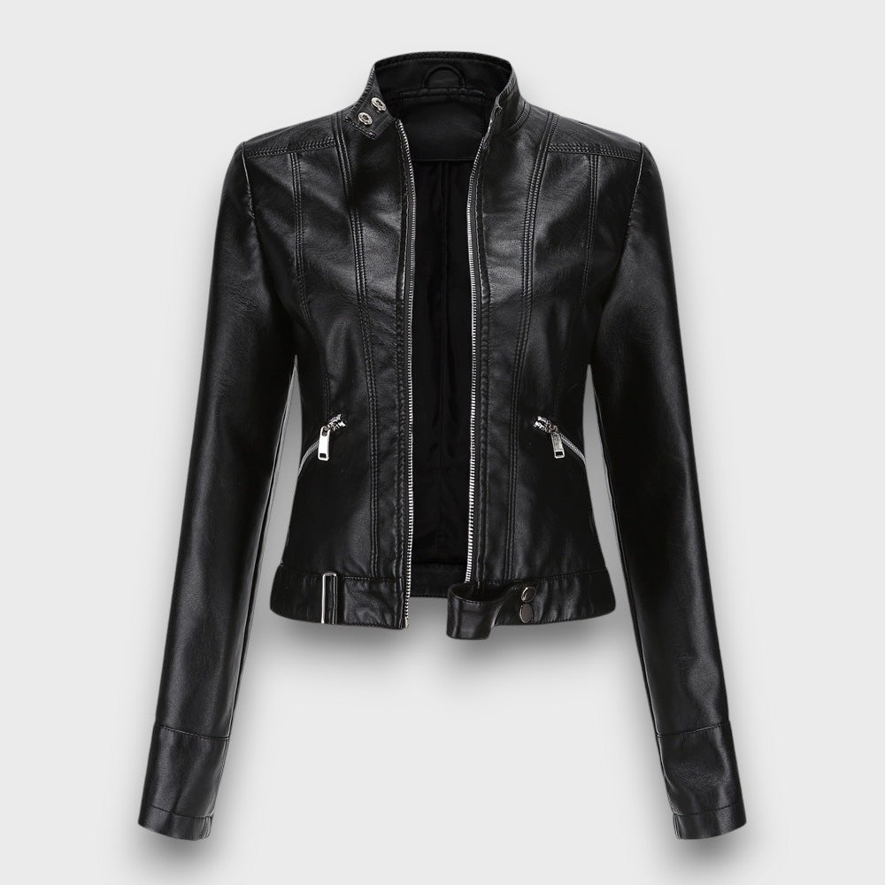 Veste femme style motard