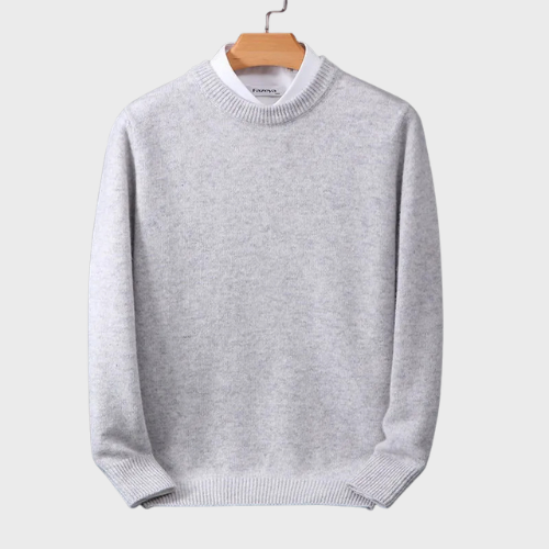 Pull col rond homme