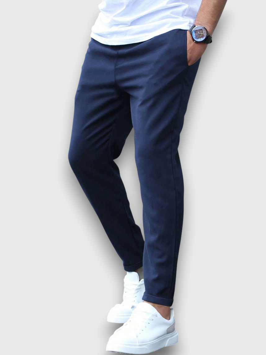 Pantalon de jogging avec cordon de serrage et coupe ajustée (homme)