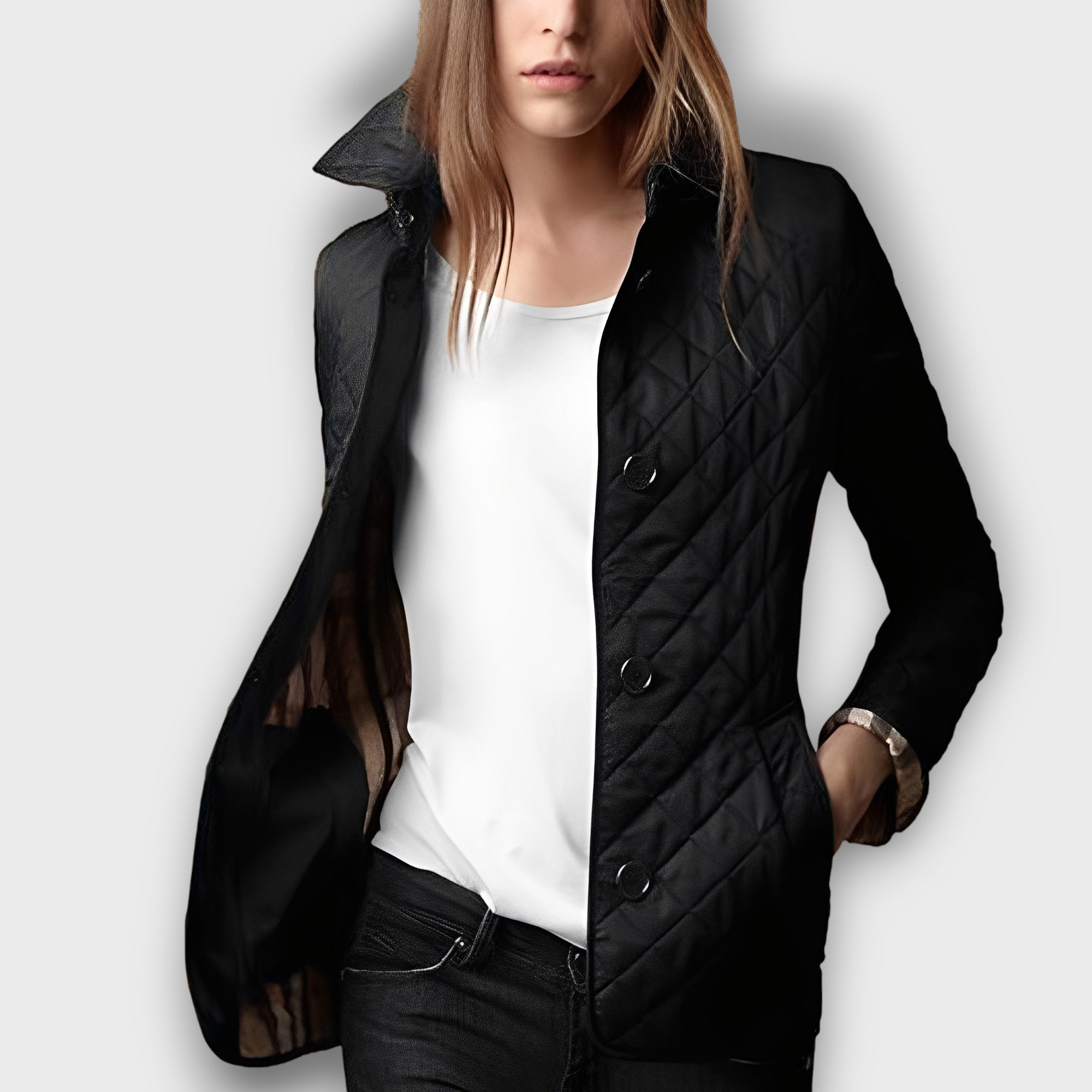 Veste matelassée femme style classique