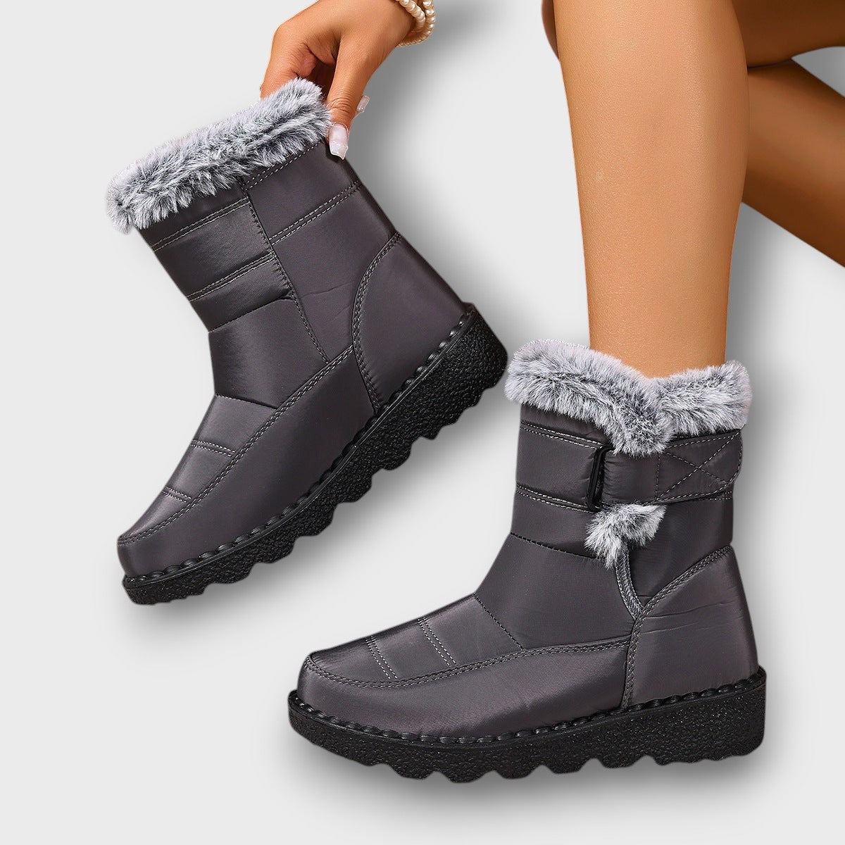 Bottes d’hiver femme style cosy