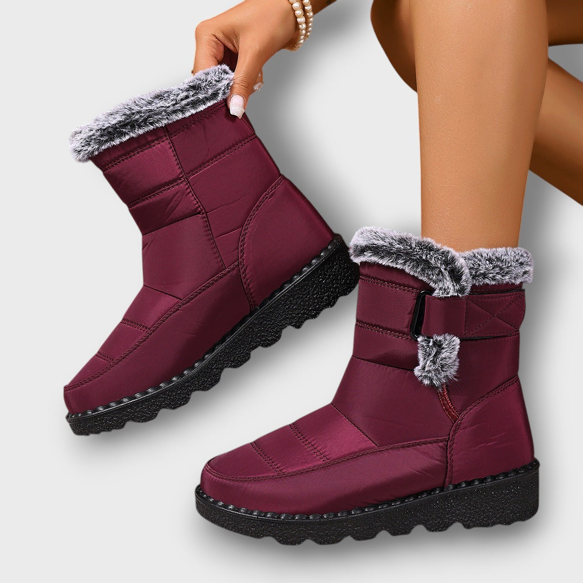 Bottes d’hiver femme style cosy