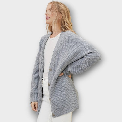 Cardigan en maille coupe ample (femme)