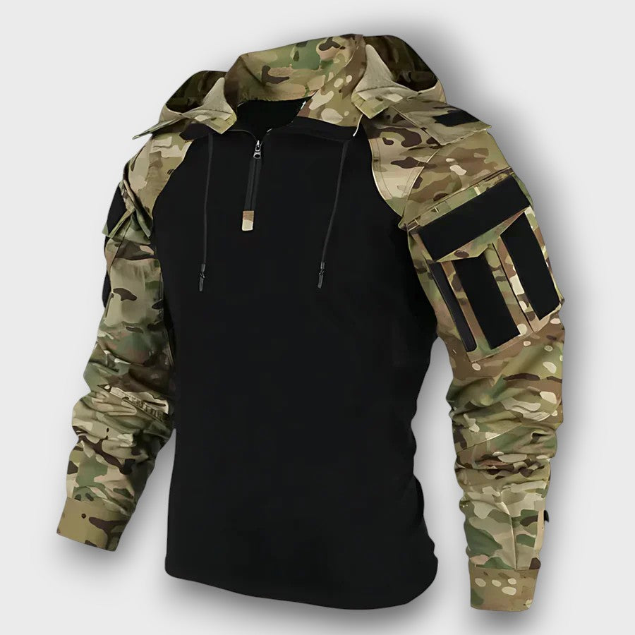 Chemise tactique à manches longues camouflage (homme)