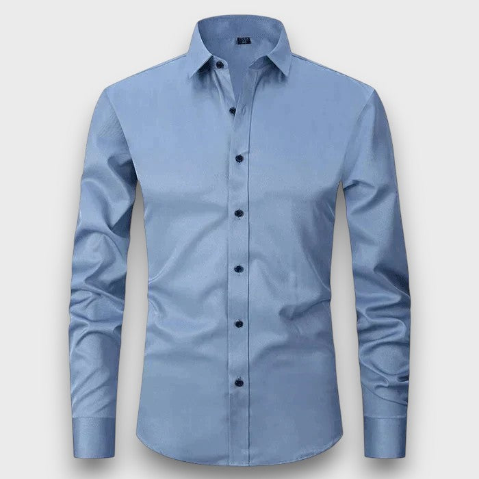 Chemise de bureau classique avec poche poitrine (homme)