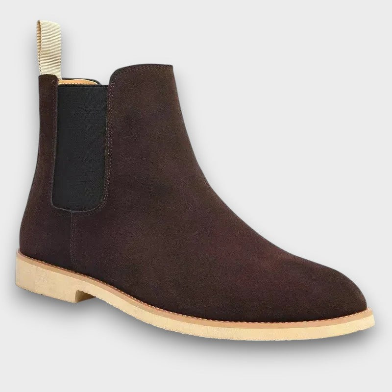 Bottine chelsea daim classique (homme)