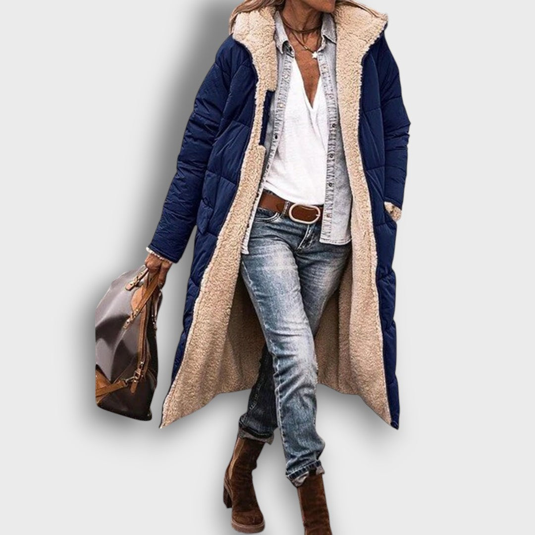 Manteau long femme cozy chic